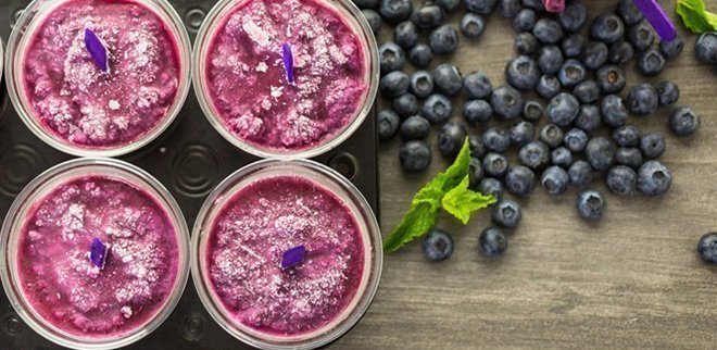 Make water ice cream yourself: Smoothie on a stick